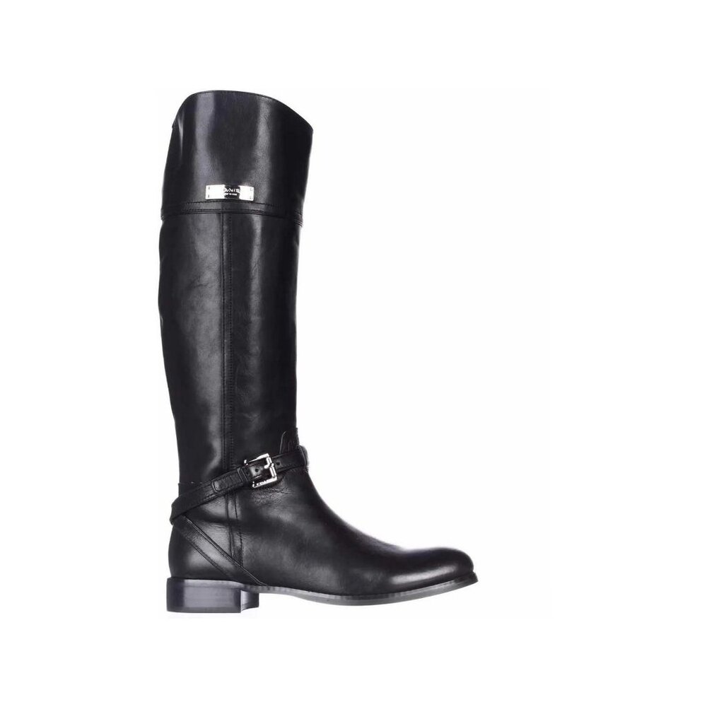 Coach Women's Black Micha Leather Knee High Classic Riding Boots Size 6